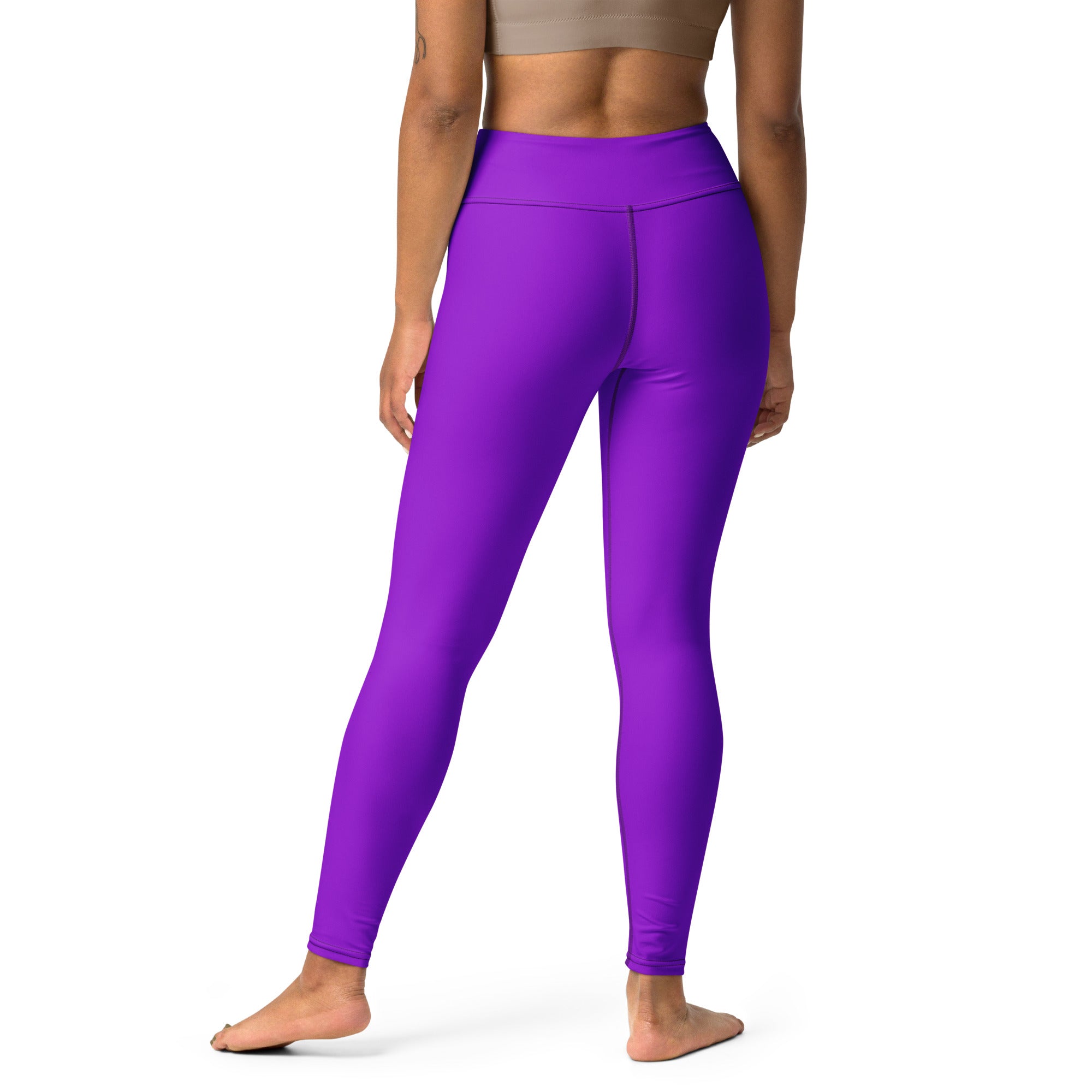 Neon Purple Yoga Leggings